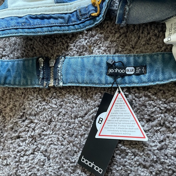 NEW Patchwork Denim Halter Top - Picture 9 of 9